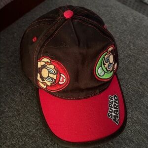 Super Mario Black and Red Cap Boys Hat